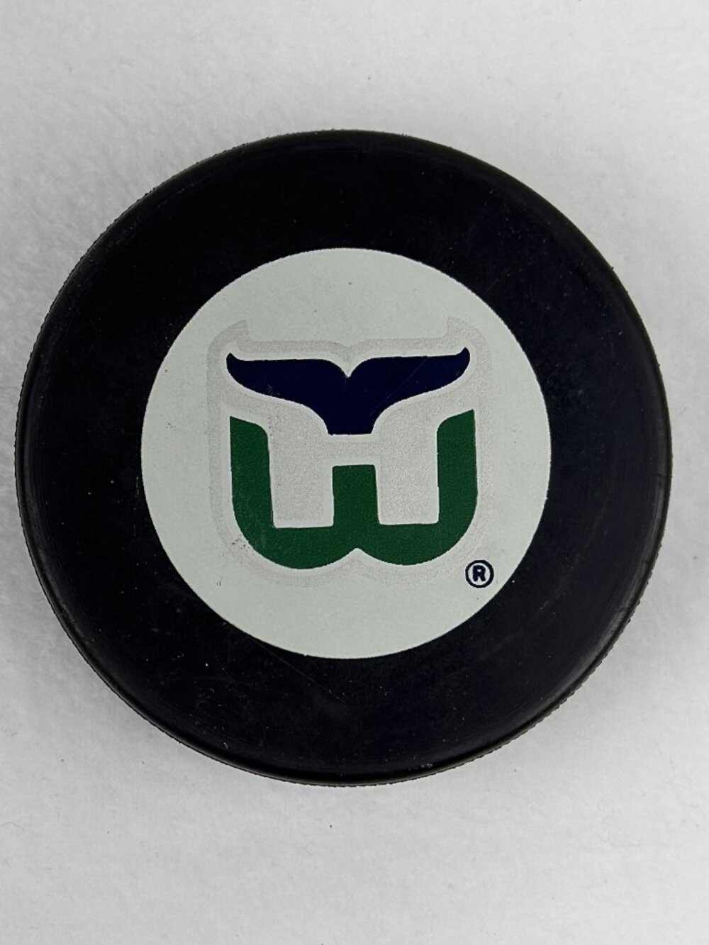 Hartford Whalers NHL Hockey Puck InGlasCo Official Licensed Defunct Team